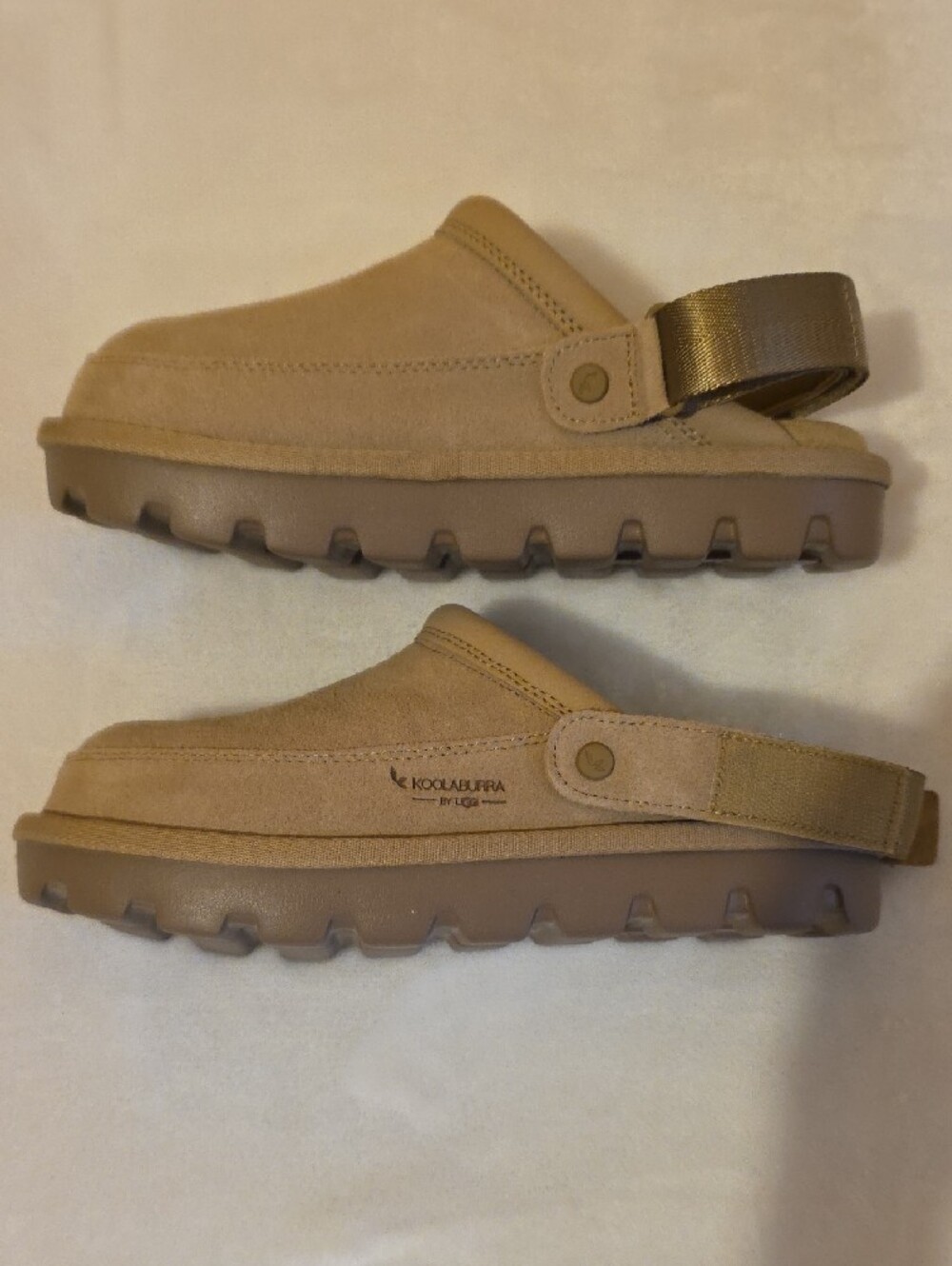 Koolaburra By Ugg Women's Slip-On Suede Tizzey Clog in Tan Size 9 New - Picture 5 of 9